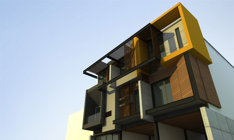 ผลงานออกแบบ อาคารพาณิชย์คุณอมราลักษณ์ MDUD120 | รับสร้างบ้านอุดรธานี รับสร้างบ้านขอนแก่น
