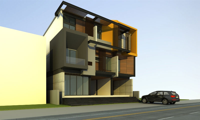 ผลงานออกแบบ อาคารพาณิชย์คุณอมราลักษณ์ MDUD120 | รับสร้างบ้านอุดรธานี รับสร้างบ้านขอนแก่น