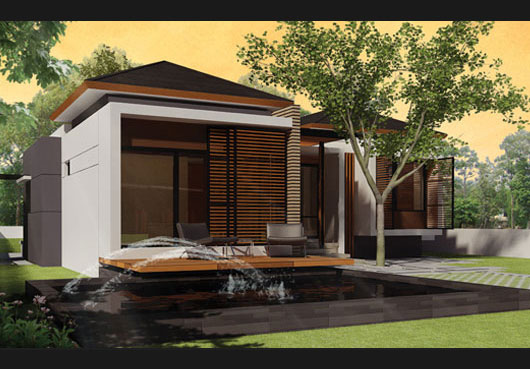 ผลงานออกแบบ บ้านคุณณัฐวัฒ | รับสร้างบ้านอุดรธานี รับสร้างบ้านขอนแก่น