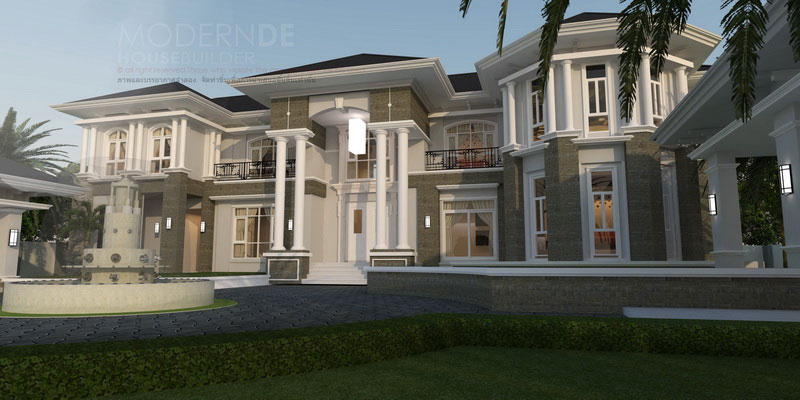 ผลงานออกแบบ บ้านคุณสิริรัตน์ | รับสร้างบ้านอุดรธานี รับสร้างบ้านขอนแก่น