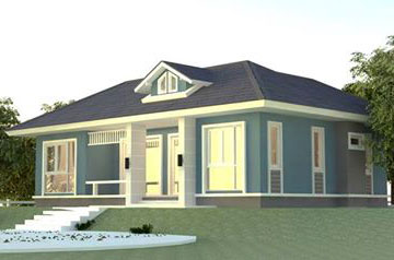 ออกแบบ บ้านคุณธนาพร | รับสร้างบ้านอุดรธานี รับสร้างบ้านขอนแก่น