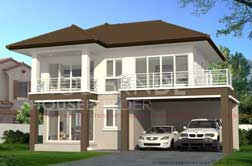 ออกแบบ บ้านคุณวิโรจน์ | รับสร้างบ้านอุดรธานี รับสร้างบ้านขอนแก่น