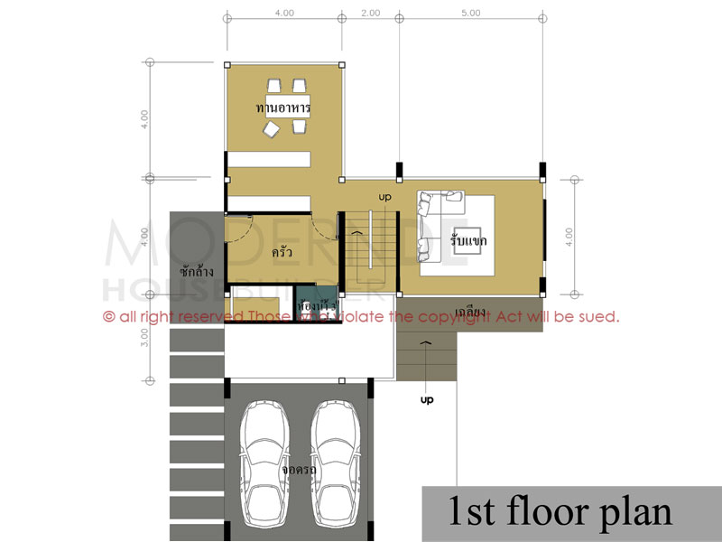 แบบบ้านมาตรฐาน MD_03195 | รับสร้างบ้านอุดรธานี รับสร้างบ้านขอนแก่น