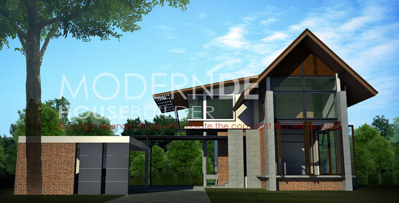 แบบบ้านมาตรฐาน MD_07199 | รับสร้างบ้านอุดรธานี รับสร้างบ้านขอนแก่น