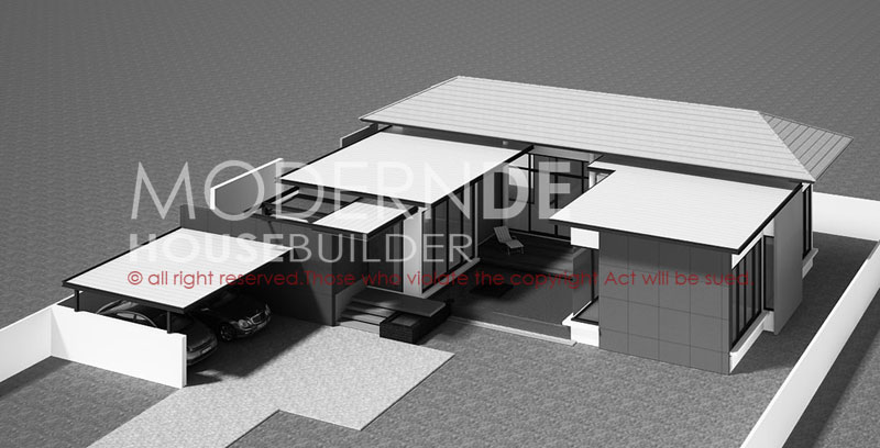 แบบบ้านมาตรฐาน MD_09176 | รับสร้างบ้านอุดรธานี รับสร้างบ้านขอนแก่น