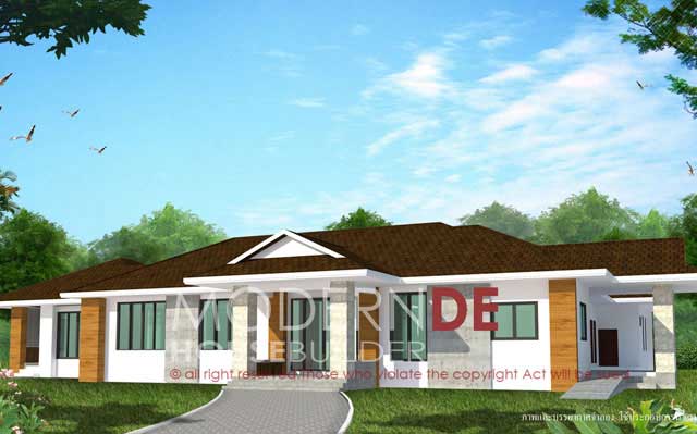 แบบบ้านมาตรฐาน MD_73446 | รับสร้างบ้านอุดรธานี รับสร้างบ้านขอนแก่น