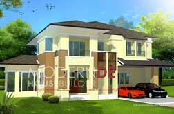 แบบบ้านมาตรฐาน MD_74358 | รับสร้างบ้านอุดรธานี รับสร้างบ้านขอนแก่น